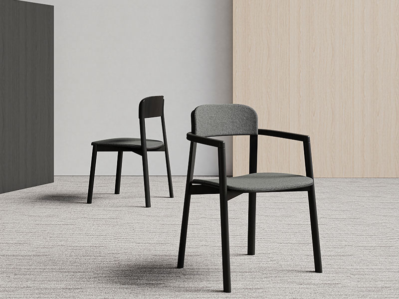 13 - Duet 4-Leg Chair with or without Armrest